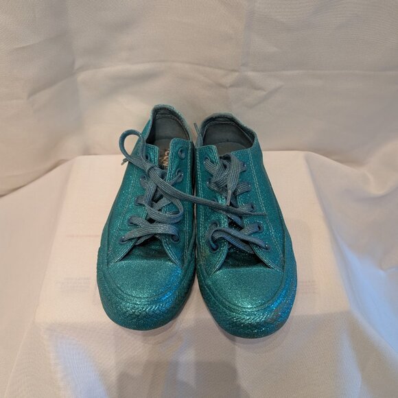 Converse Sparkling Teal Sneakers - Picture 4 of 8